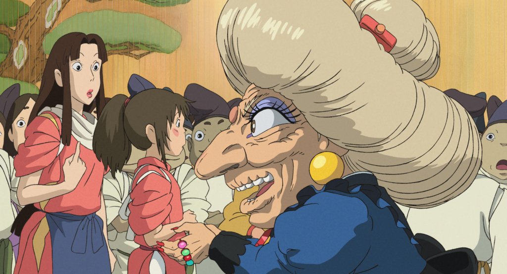 湯婆婆の支配者と経営者と母親の3つの魅力を表した画像